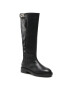 Calvin Klein Офицерки Rubber Sole Knee Boot W Hw HW0HW01255 Черен - Pepit.bg