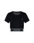 Calvin Klein Performance Блуза Mesh Back Cropped 00GWS1K132 Черен Regular Fit - Pepit.bg