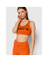 Calvin Klein Performance Спортен сутиен Medium Support 00GWF0K157 Оранжев - Pepit.bg