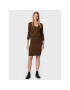Calvin Klein Пуловер Extra Fine K20K204905 Кафяв Regular Fit - Pepit.bg