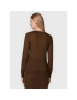 Calvin Klein Пуловер Extra Fine K20K204905 Кафяв Regular Fit - Pepit.bg