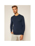 Calvin Klein Пуловер Superior Wool K10K102727 Тъмносин Regular Fit - Pepit.bg