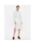 Calvin Klein Рокля тип риза K20K205509 Бял Regular Fit - Pepit.bg