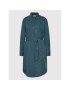 Calvin Klein Рокля тип риза Refibra K20K204409 Син Regular Fit - Pepit.bg
