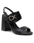 Calvin Klein Сандали Almond Blk Hl Sandal 85 W/Hgw HW0HW00710 Черен - Pepit.bg