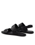 Calvin Klein Сандали Almond Flat Sandal Perf HW0HW00682 Черен - Pepit.bg