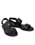 Calvin Klein Сандали Almond Flat Sandal Perf HW0HW00682 Черен - Pepit.bg