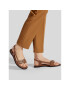 Calvin Klein Сандали Almond Flat Sandal W/Hdw HW0HW00680 Кафяв - Pepit.bg