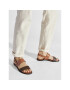 Calvin Klein Сандали Alomnd Flat Sandal Mono Mix HW0HW00821 Кафяв - Pepit.bg