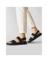 Calvin Klein Сандали Back Strap Sandal Lth HM0HM00468 Черен - Pepit.bg