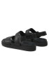 Calvin Klein Сандали Back Strap Sandal Lth HM0HM00946 Черен - Pepit.bg