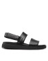 Calvin Klein Сандали Back Strap Sandal Lth Mono HM0HM00468 Черен - Pepit.bg