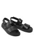 Calvin Klein Сандали Back Strap Sandal Lth Mono HM0HM00468 Черен - Pepit.bg