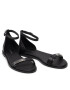 Calvin Klein Сандали Barely There Flat Sndl W/Hdw-Lth HW0HW01187 Черен - Pepit.bg