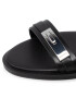 Calvin Klein Сандали Barely There Flat Sndl W/Hdw-Lth HW0HW01187 Черен - Pepit.bg