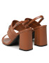 Calvin Klein Сандали Block Hl Sandal HW0HW01612 Кафяв - Pepit.bg