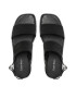 Calvin Klein Сандали Squared Flat Sandal He HW0HW01496 Черен - Pepit.bg