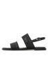 Calvin Klein Сандали Squared Flat Sandal He HW0HW01496 Черен - Pepit.bg