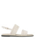 Calvin Klein Сандали Squared Flat Sandal He HW0HW01496 Екрю - Pepit.bg