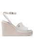 Calvin Klein Сандали Wedge 70 Arch Stit-Jq HW0HW01129 Бял - Pepit.bg