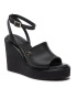 Calvin Klein Сандали Wedge 70 Arch Stit-Jq HW0HW01129 Черен - Pepit.bg