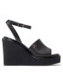 Calvin Klein Сандали Wedge 70 Arch Stit-Jq HW0HW01129 Черен - Pepit.bg