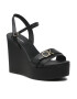 Calvin Klein Сандали Wedge 70Hh HW0HW01485 Черен - Pepit.bg