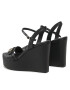 Calvin Klein Сандали Wedge 70Hh HW0HW01485 Черен - Pepit.bg