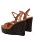 Calvin Klein Сандали Wedge Sndl 70W Hdw HW0HW00828 Кафяв - Pepit.bg