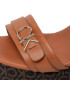 Calvin Klein Сандали Wedge Sndl 70W Hdw HW0HW00828 Кафяв - Pepit.bg