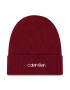 Calvin Klein Шапка Essential Knit Beanie K60K608519 Бордо - Pepit.bg