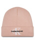 Calvin Klein Шапка Monologo Embro Beanie K60K611254 Розов - Pepit.bg