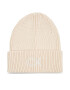 Calvin Klein Шапка Re-Lock Beanie W/Emb K60K608660 Екрю - Pepit.bg