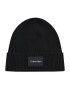 Calvin Klein Шапка Ttw Patch Rib Beanie K50K507529 Черен - Pepit.bg