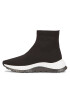 Calvin Klein Сникърси 2 Piece Sole Runner Sock Boot HW0HW01641 Черен - Pepit.bg