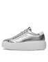 Calvin Klein Сникърси Bubble Cupsole Lace Up Metallic HW0HW02008 Бял - Pepit.bg