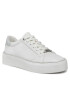 Calvin Klein Сникърси Flatform C Lace Up - Mono Mix HW0HW01870 Бял - Pepit.bg