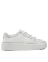 Calvin Klein Сникърси Flatform C Lace Up - Mono Mix HW0HW01870 Бял - Pepit.bg