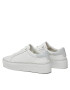 Calvin Klein Сникърси Flatform C Lace Up - Mono Mix HW0HW01870 Бял - Pepit.bg