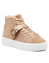 Calvin Klein Сникърси Flatform Cup High Top Ck Hw-S Wl HW0HW01334 Кафяв - Pepit.bg