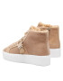 Calvin Klein Сникърси Flatform Cup High Top Ck Hw-S Wl HW0HW01334 Кафяв - Pepit.bg