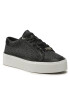 Calvin Klein Сникърси Flatform Cupsole Lace Up- Mono HW0HW01420 Черен - Pepit.bg