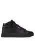 Calvin Klein Сникърси High Top Lace Up W/Zip Mono HM0HM00283 Черен - Pepit.bg