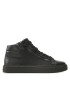 Calvin Klein Сникърси High Top Lace Up W/Zip Mono Jq HM0HM01014 Черен - Pepit.bg