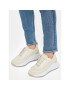 Calvin Klein Сникърси Intern Wedge Lace Up - Epi Mono HW0HW01663 Екрю - Pepit.bg