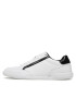 Calvin Klein Сникърси Low Top Lace Up Lth HM0HM00821 Бял - Pepit.bg