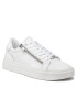 Calvin Klein Сникърси Low Top Lace Up W/Zip HM0HM00311 Бял - Pepit.bg