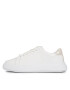 Calvin Klein Сникърси Raised Cupsole Lace Up HW0HW01668 Бял - Pepit.bg