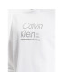 Calvin Klein Суитшърт Contrast Line Logo K10K111569 Бял Regular Fit - Pepit.bg