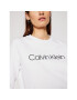 Calvin Klein Суитшърт Core Logo K20K202017 Бял Regular Fit - Pepit.bg